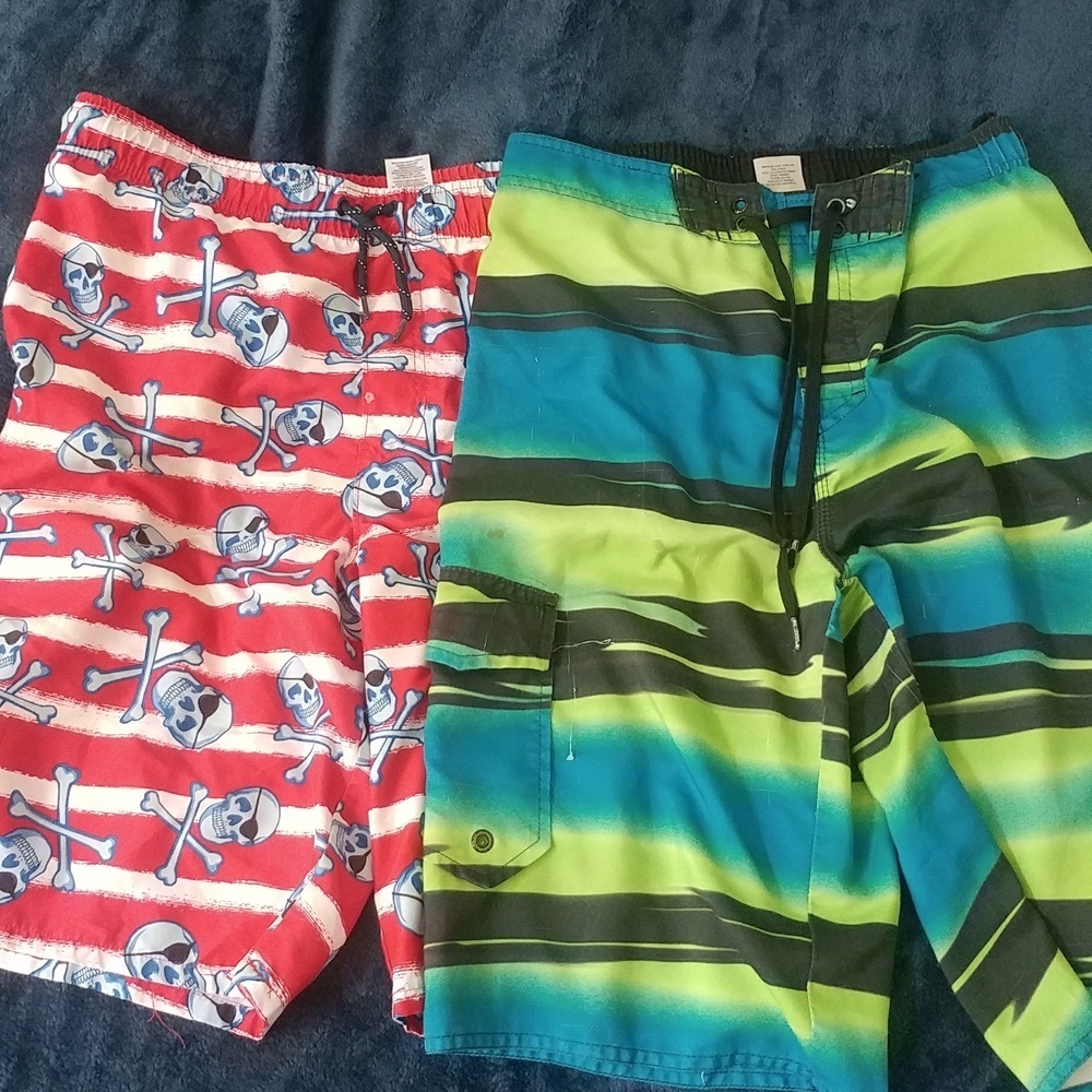 2 pc boys swimming trunks